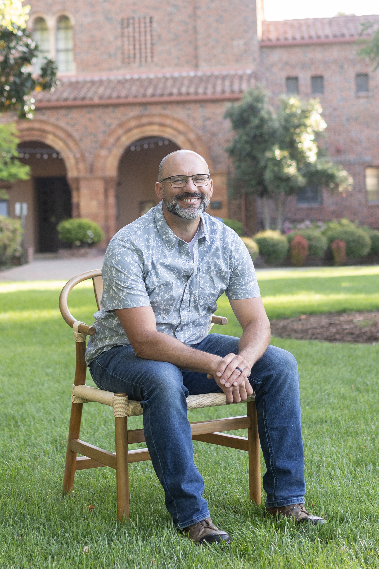 Nick Hale seated